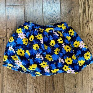 Compania Fantastica Mini Navy Floral Skirt. 4T